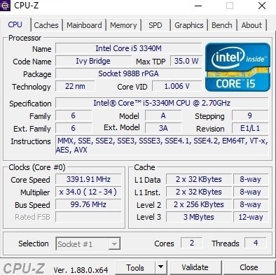 Core i5-3340M