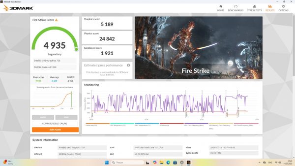 Dell Precision 3450 Core i7-11700/ RAM 64 Gb/ SSD 1 Tb/ NVIDIA Quadro P1000 4 Gb - Зображення 6