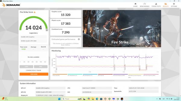 Dell Precision 7750 Core i7-10850H/ RAM 32 Gb/ SSD 1 Tb/ 17,3" FHD/ NVIDIA Quadro RTX 3000 6 Gb - Зображення 8