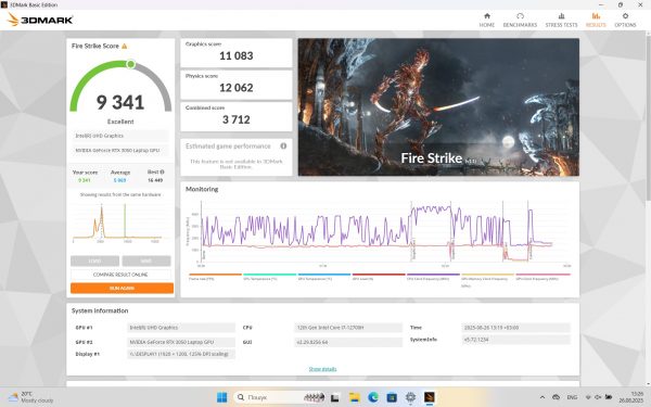 Dell XPS 15 9520 Core i7-12700H/ RAM 32 Gb/ SSD 1 Tb/ 15,6" FHD+/ NVIDIA GeForce RTX 3050 4 Gb - Зображення 8
