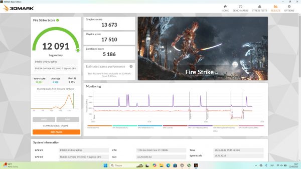 MSI Katana GF76 11UD Core i7-11800H/ RAM 16 Gb/ SSD 512 Gb/ 17,3" FHD/ NVIDIA GeForce RTX 3050 Ti 4 Gb - Зображення 8