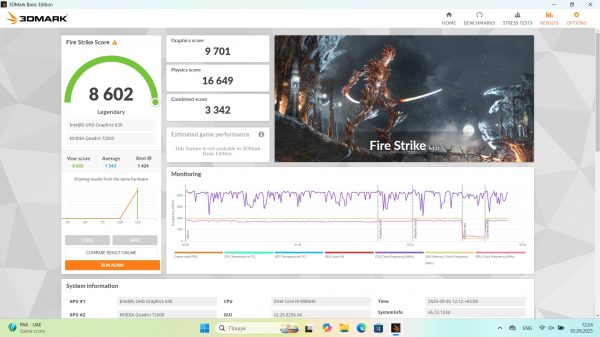 Dell Precision 7540 Core i9-9980HK/ RAM 32 Gb/ SSD 512 Gb/ 15,6" FHD/ NVIDIA Quadro T2000 4 Gb - Зображення 9