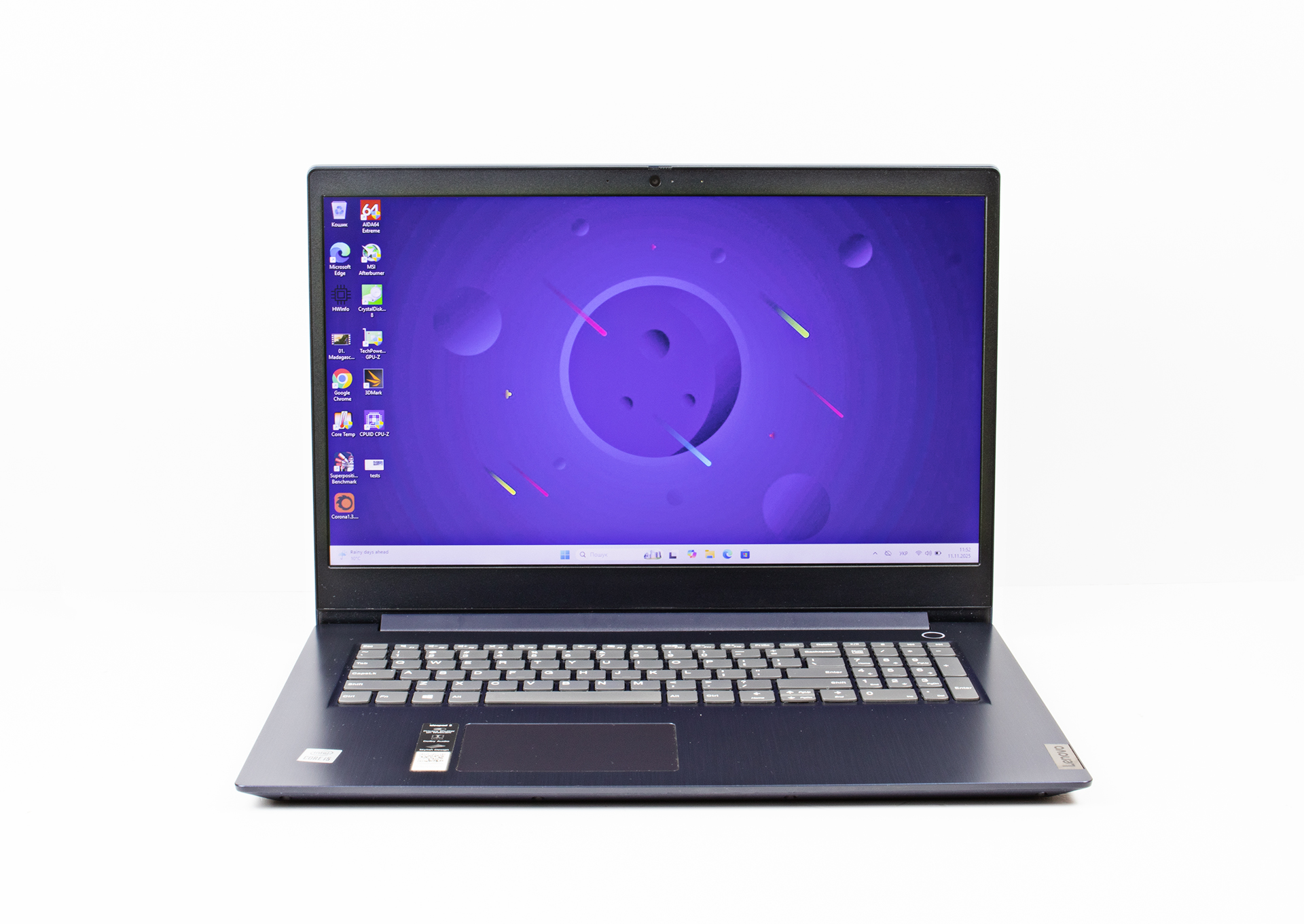 Lenovo IdeaPad 3 Core i5-1035G1/ RAM 20 Gb/ SSD 512 Gb/ 17,3" HD+ - Зображення 2