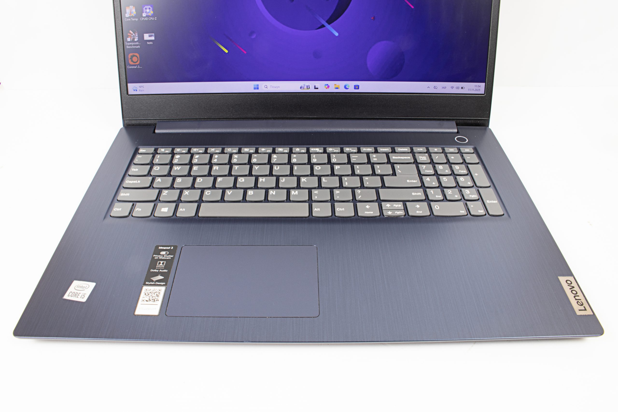 Lenovo IdeaPad 3 Core i5-1035G1/ RAM 20 Gb/ SSD 512 Gb/ 17,3" HD+ - Зображення 5