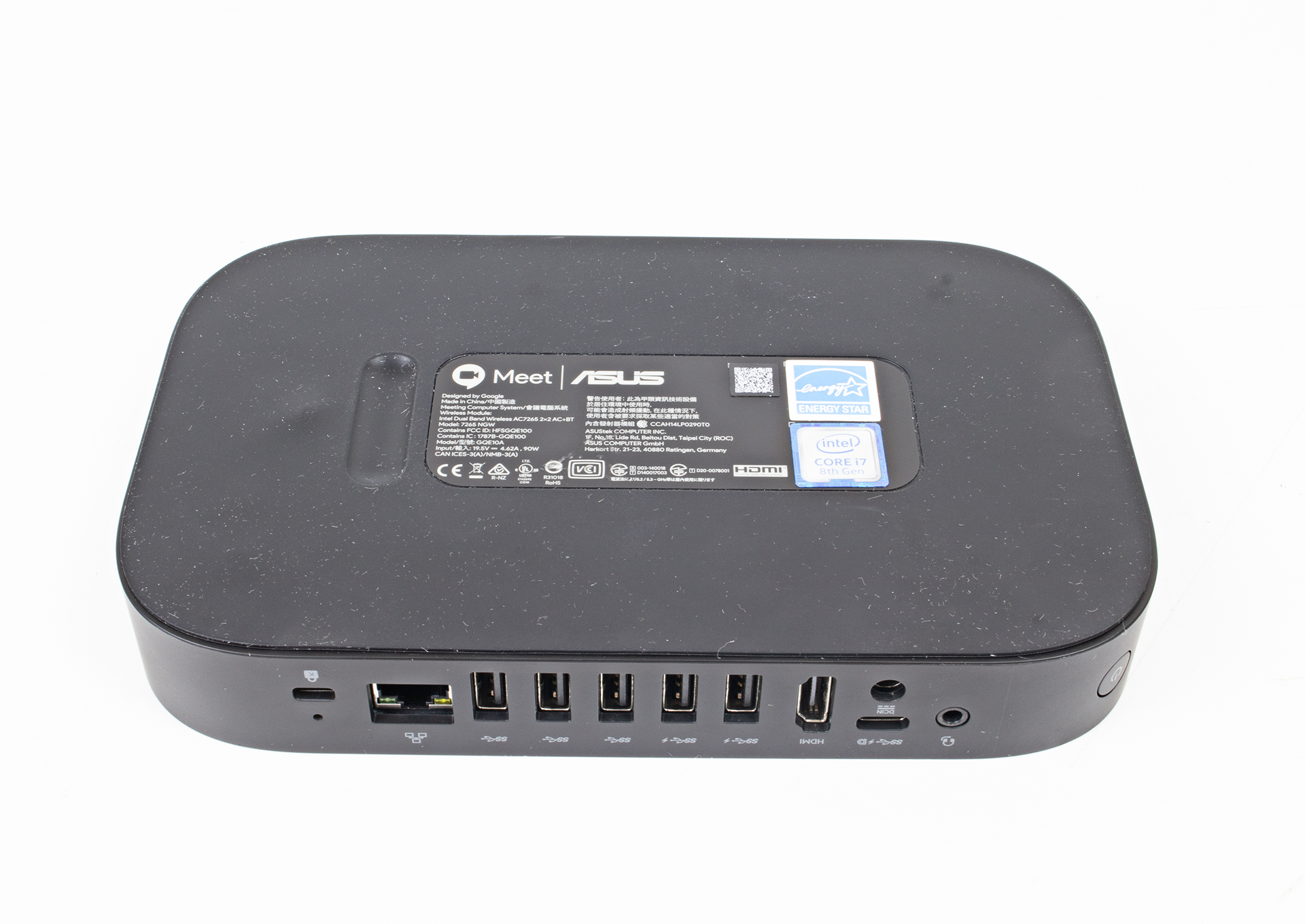 ASUS Meet by Google міні ПК Core i7-8550U/ RAM 18 Gb/ SSD 256 Gb - Зображення 4