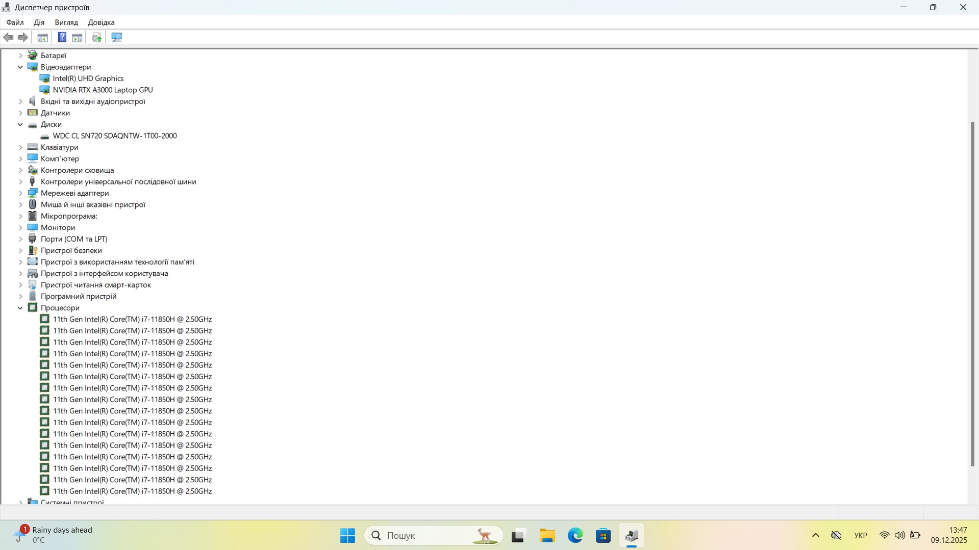 Dell Precision 7560 Core i7-11850H/ RAM 32 Gb/ SSD 1 Tb/ 15,6" FHD/ NVIDIA RTX A3000 6 Gb - Зображення 7