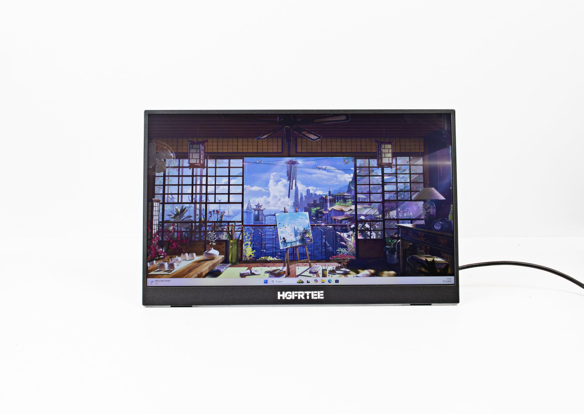 HGFRTEE FHD 15.6 дюймовий портативний монітор