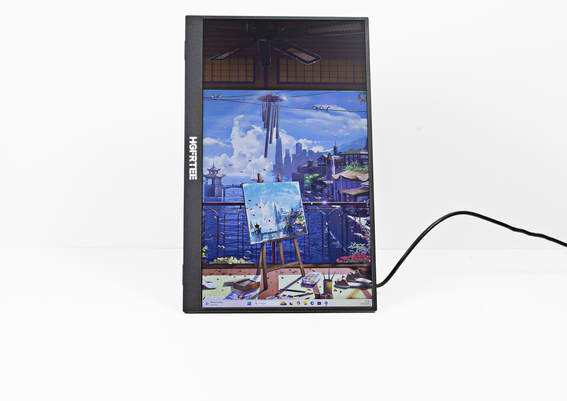 HGFRTEE FHD 15.6 дюймовий портативний монітор - Зображення 2