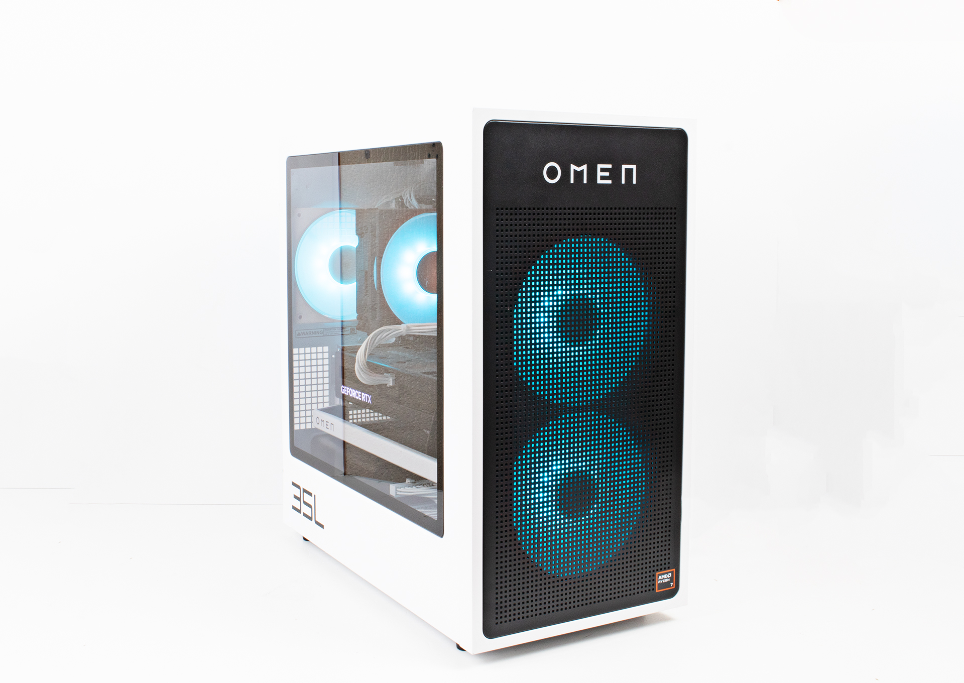 HP OMEN 35L Ryzen 7 8700F 8-Core Processor/ RAM 32 Gb/ SSD 1 Tb/ NVIDIA GeForce RTX 5070 12 Gb