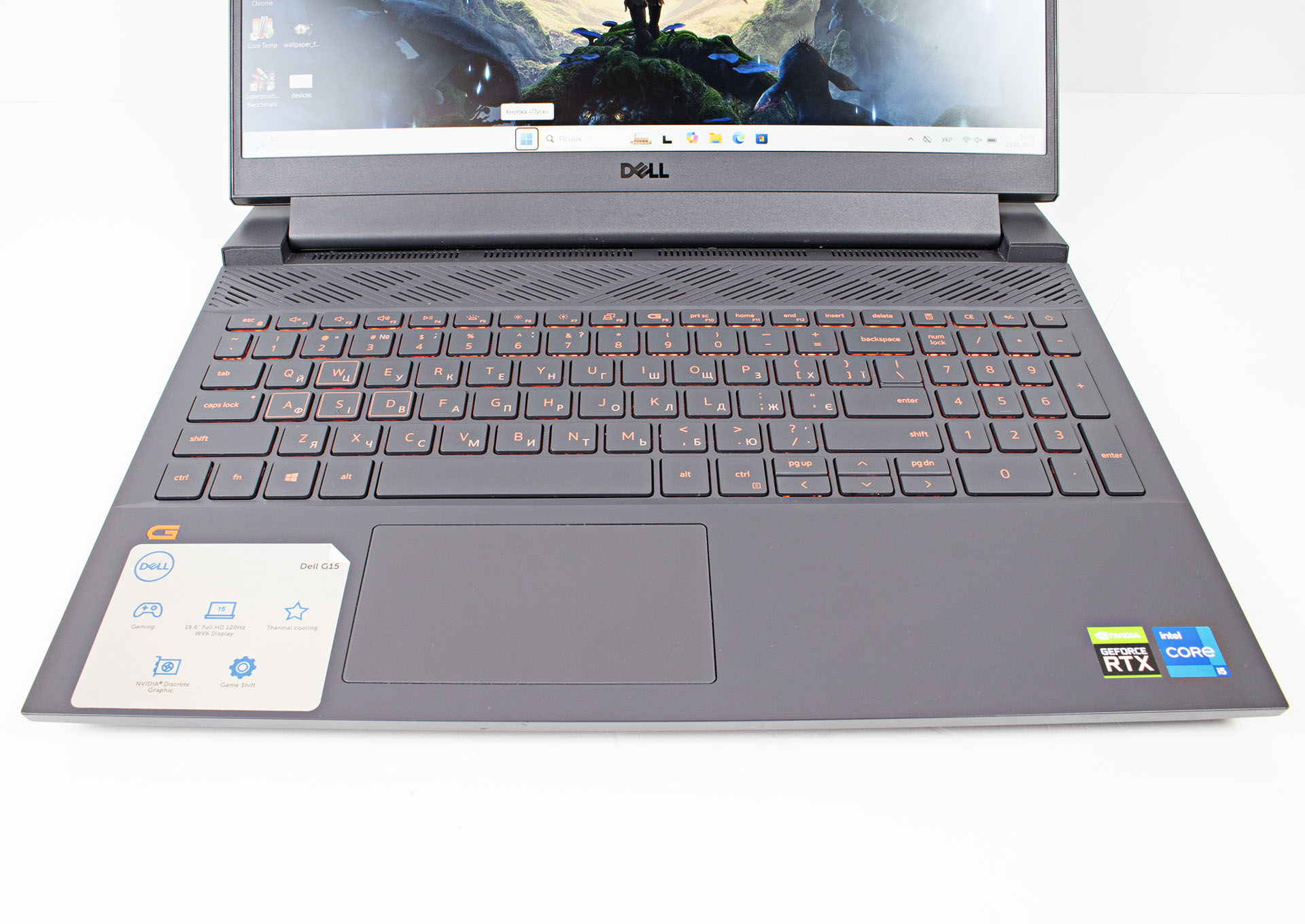 Dell G15 5511 Core i5-11400H/ RAM 16 Gb/ SSD 512 Gb/ 15,6" FHD/ NVIDIA GeForce RTX 3050 4 Gb - Зображення 6