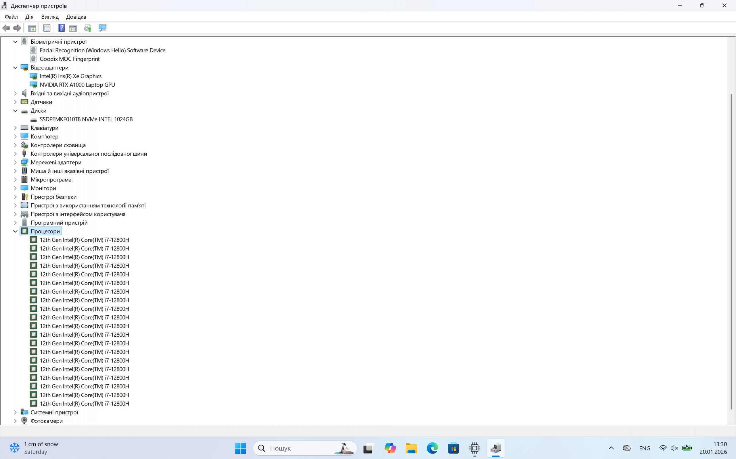 Dell Precision 5570 Core i7-12800H/ RAM 32 Gb/ SSD 1 Tb/ 15,6" 4K/ NVIDIA RTX A1000 4 Gb - Зображення 8