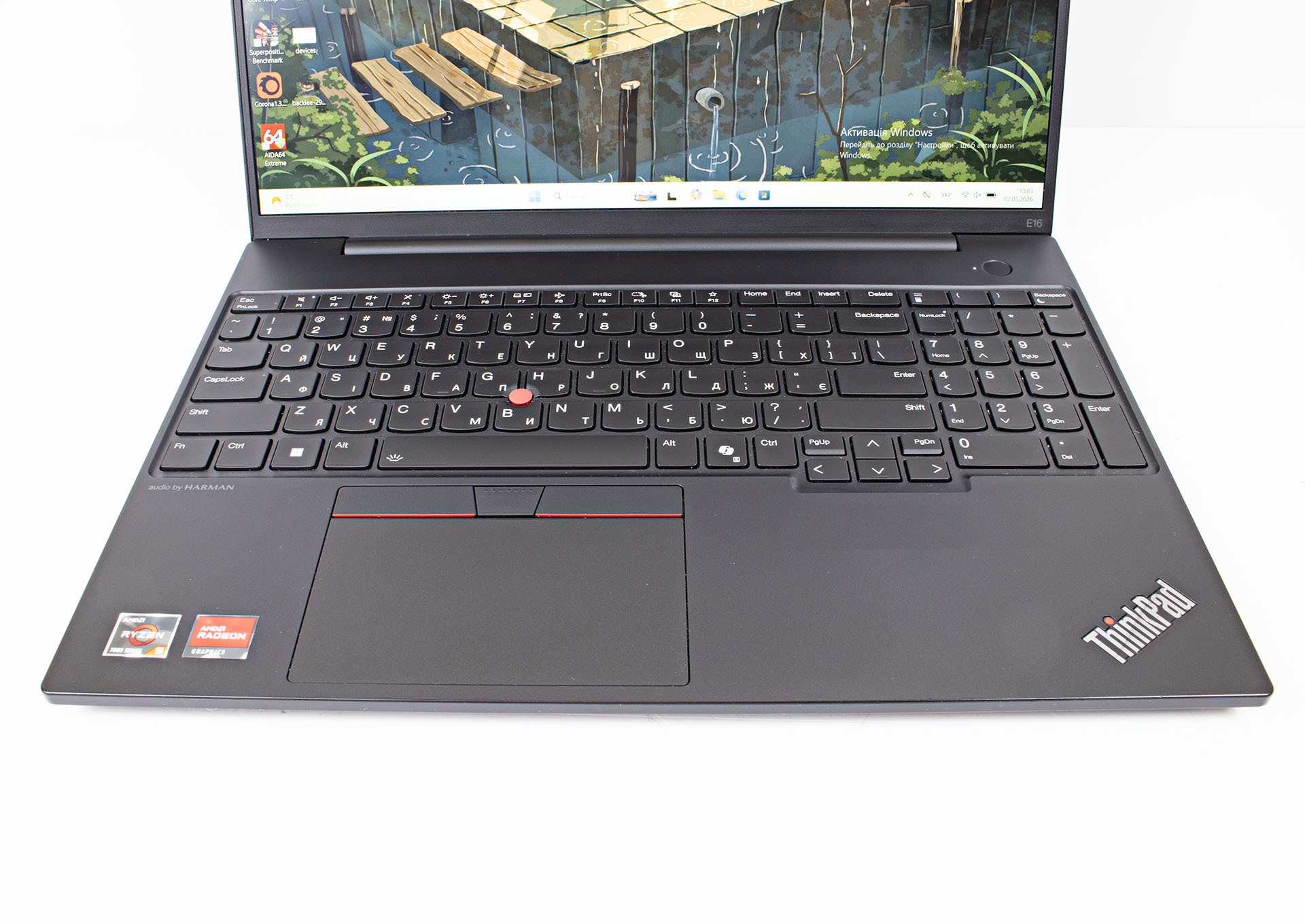Lenovo ThinkPad E16 Gen 2 Ryzen 5 7535U/ RAM 16 Gb/ SSD 512 Gb/ 16" FHD+ - Зображення 5
