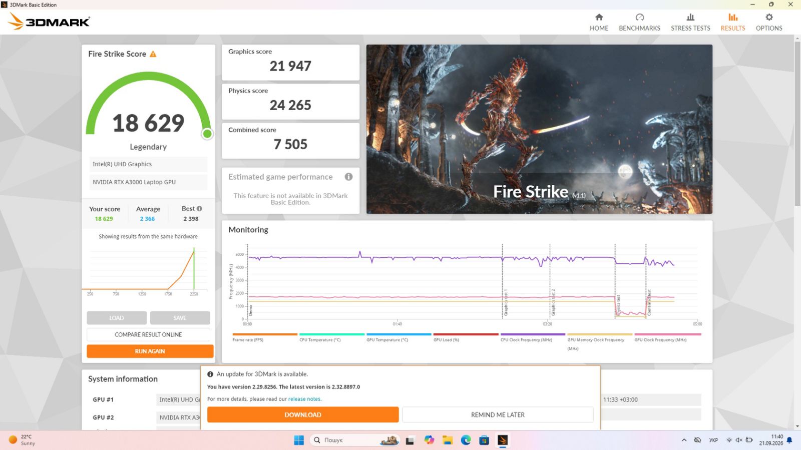 Dell Precision 7760 Core i7-11850H/ RAM 32 Gb/ SSD 768 Gb/ 17,3" FHD/ NVIDIA RTX A3000 6 Gb - Зображення 7